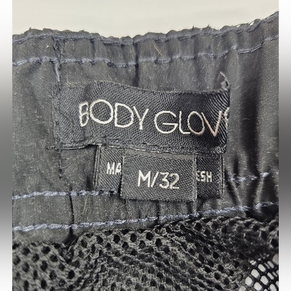 Body Glove Swimsuit Boardshorts Gray Stripes Embroidered Logo size 34 NWT - Picture 11 of 13